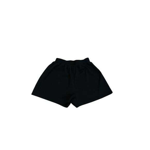 Shein Women's Medium Black High Waist Elastic Waist Plain Solid Shorts - Picture 8 of 10